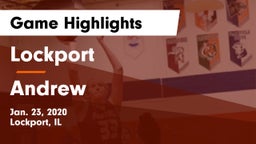 Lockport  vs Andrew  Game Highlights - Jan. 23, 2020