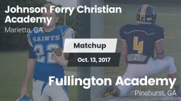 Matchup: Johnson Ferry vs. Fullington Academy 2017