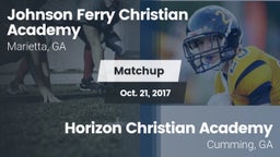 Matchup: Johnson Ferry vs. Horizon Christian Academy  2017