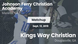 Matchup: Johnson Ferry vs. Kings Way Christian  2019