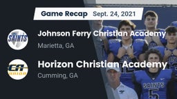 Recap: Johnson Ferry Christian Academy vs. Horizon Christian Academy  2021