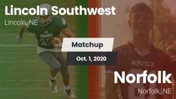 Matchup: Lincoln Southwest vs. Norfolk  2020