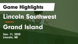 Lincoln Southwest  vs Grand Island  Game Highlights - Jan. 11, 2020