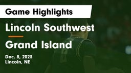 Lincoln Southwest  vs Grand Island  Game Highlights - Dec. 8, 2023