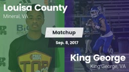 Matchup: Louisa County High vs. King George  2017