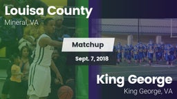 Matchup: Louisa County High vs. King George  2018