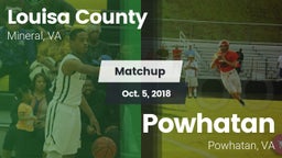 Matchup: Louisa County High vs. Powhatan  2018