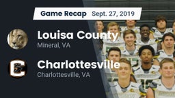Recap: Louisa County  vs. Charlottesville  2019