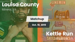 Matchup: Louisa County High vs. Kettle Run  2019