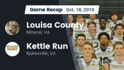Recap: Louisa County  vs. Kettle Run  2019
