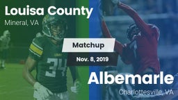 Matchup: Louisa County High vs. Albemarle  2019