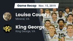 Recap: Louisa County  vs. King George  2019