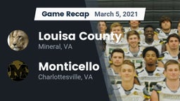 Recap: Louisa County  vs. Monticello  2021