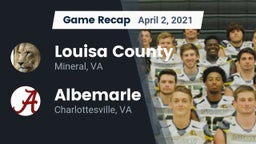 Recap: Louisa County  vs. Albemarle  2021