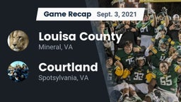 Recap: Louisa County  vs. Courtland  2021