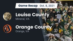 Recap: Louisa County  vs. Orange County  2021