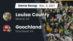 Recap: Louisa County  vs. Goochland  2021