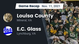 Recap: Louisa County  vs. E.C. Glass  2021