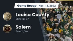 Recap: Louisa County  vs. Salem  2022
