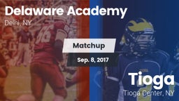 Matchup: Delaware Academy vs. Tioga  2017