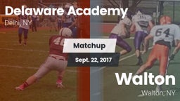 Matchup: Delaware Academy vs. Walton  2017