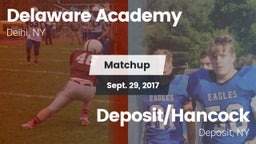 Matchup: Delaware Academy vs. Deposit/Hancock  2017