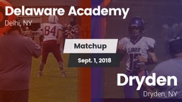 Matchup: Delaware Academy vs. Dryden  2018