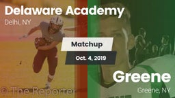 Matchup: Delaware Academy vs. Greene  2019