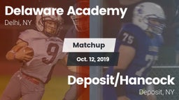 Matchup: Delaware Academy vs. Deposit/Hancock  2019