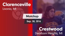 Matchup: Clarenceville vs. Crestwood  2016