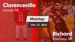 Matchup: Clarenceville vs. Richard  2016