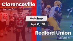 Matchup: Clarenceville vs. Redford Union  2017