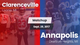 Matchup: Clarenceville vs. Annapolis  2017