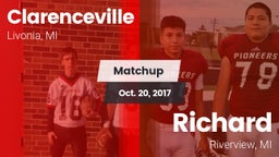 Matchup: Clarenceville vs. Richard  2017