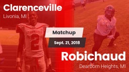 Matchup: Clarenceville vs. Robichaud  2018