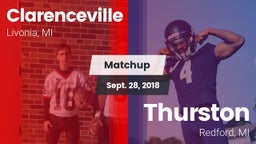 Matchup: Clarenceville vs. Thurston  2018
