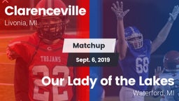 Matchup: Clarenceville vs. Our Lady of the Lakes  2019
