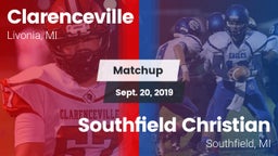Matchup: Clarenceville vs. Southfield Christian  2019