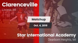 Matchup: Clarenceville vs. Star International Academy  2019