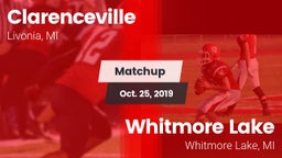 Matchup: Clarenceville vs. Whitmore Lake  2019
