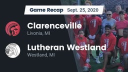 Recap: Clarenceville  vs. Lutheran  Westland 2020