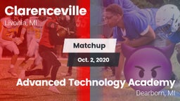 Matchup: Clarenceville vs. Advanced Technology Academy  2020
