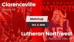 Matchup: Clarenceville vs. Lutheran Northwest  2020