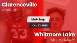 Matchup: Clarenceville vs. Whitmore Lake  2020