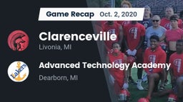 Recap: Clarenceville  vs. Advanced Technology Academy  2020