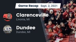 Recap: Clarenceville  vs. Dundee  2021
