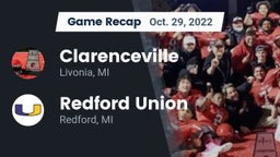 Recap: Clarenceville  vs. Redford Union  2022