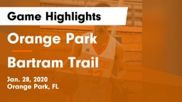 Orange Park  vs Bartram Trail  Game Highlights - Jan. 28, 2020