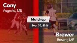 Matchup: Cony vs. Brewer  2016