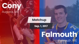 Matchup: Cony vs. Falmouth  2017